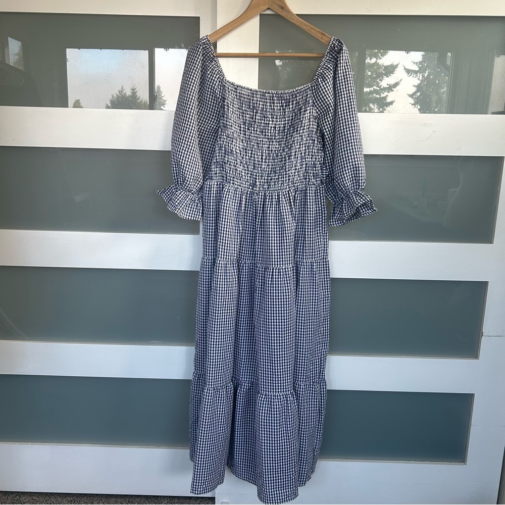 Gingham Checkered Dress
